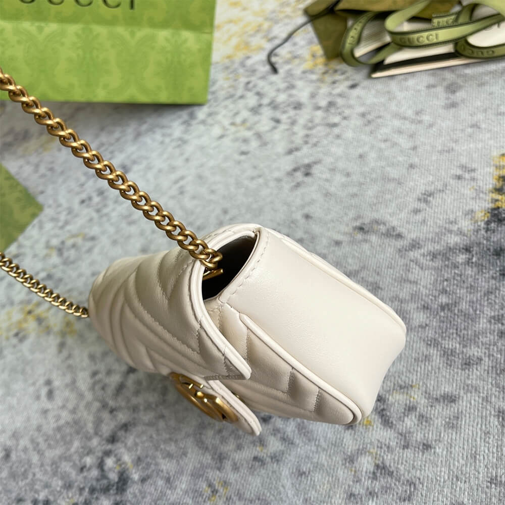 gg marmont matelasse leather S*per mini bag