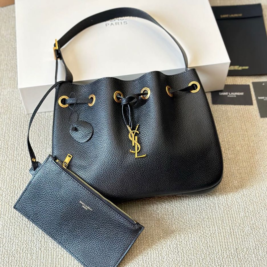 YSL PARIS VII small hobo in grained leather